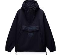 Windbreaker NAPAPIJRI "Rainforest", Herren, Gr. XL, blu marine, Obermaterial: 100% Polyamid, Jacken Windbreaker, mit verstellbarer Kapuzenkante, windabweisend, wasserabweisend (95125354-XL) blu marine