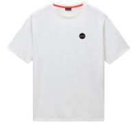 Napapijri Badge Kurzarm-t-shirt XS White Heron