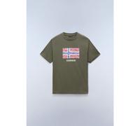 Napapijri S-drapeau Softshell tea leaf g0a (G0A) 3XL