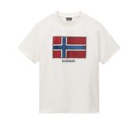 Napapijri S-flag Tiki Softshell white whisper (N1A) L
