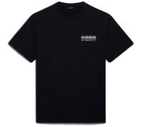 Napapijri T-Shirt mit Label-Print Modell 'KASBA' in Black, Größe M