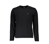 Napapijri Schwarz Langarmshirt - Komfort & Stil aus 100% Bau - Größe: XL