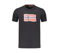 Napapijri Schwarzes Baumwoll-Hemd für Männer XL