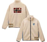 Napapijri - Sherpa-Fleecejacke mit Reißverschluss - Herren - Archive Fleece - Archive Fleece Fz Putty für Herren - Größe S - Beige Beige S