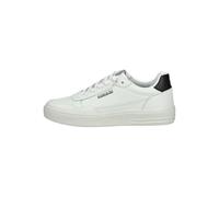 NAPAPIJRI Bark Leather (NP0A4IQP) White, Sneakers aus Leder für Herren, Weiß Schwarz, 44 EU