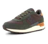 NAPAPIJRI Stab-Sneaker für Herren (lässige Halbschuhe), Blau, Grün, Braun, Beige, Grün Orange Grün Lichen, 43 EU