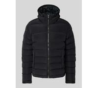 Napapijri Steppjacke mit Kapuze und Reißverschluss Modell 'A-TEREZ' in Black, Größe S