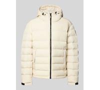 Napapijri Steppjacke mit Kapuze und Reißverschluss Modell 'A-TEREZ' in Offwhite, Größe S