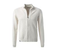 NAPAPIJRI Strickjacke Herren Slim Fit Baumwolle weiß, XXL