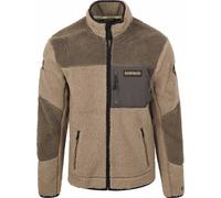 Napapijri Sweaterjacke Yupik Fleece Nature - Größe L Grün L