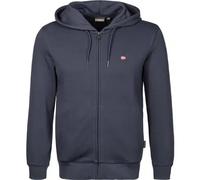 NAPAPIJRI Sweatjacke Herren Regular Fit Baumwolle blau, L