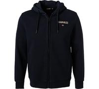 NAPAPIJRI Sweatjacke Herren Regular Fit Baumwolle blau Logo und Motiv, XXL
