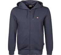 NAPAPIJRI Sweatjacke Herren Regular Fit Baumwolle blau, XXL