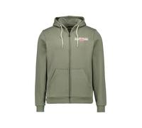 NAPAPIJRI Sweatjacke Herren Regular Fit Baumwolle grün, XL