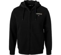 NAPAPIJRI Sweatjacke Herren Regular Fit Baumwolle schwarz Logo und Motiv, L