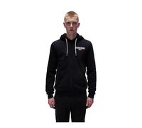 Napapijri Box Logo Hoodie pechschwarz/weiß - L