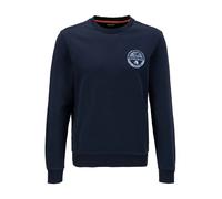 NAPAPIJRI Sweatshirt Herren Slim Fit Rundhals Baumwolle blau, XXL