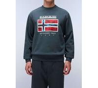 Napapijri Sweatshirt in Grün - Größe S | Herren Plussize