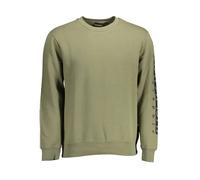 Napapijri Sweatshirt Rundhals Logo Druck Grün - Größe: XL