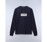 Napapijri Sweatshirt S-Box Logo Ls NP0A4I3M Blue Marine-S