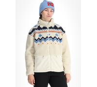 Sweatshirt NAPAPIJRI "T-ANSEI", Damen, Gr. L, beige dimity, Sweatware, Obermaterial: 100% Polyester, gemustert, mehrfarbig, regular fit normal, Rundhals, eingesetzt Bündchen, Sweatshirts, Regular fit