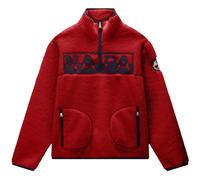 Napapijri T-archive Fleece Half Zip haute red r1f (R1F) XXL