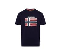 Napapijri - S-Lari S/S - T-Shirt, Gr. S, blau (BlueMarine)