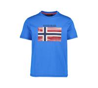 NAPAPIJRI T-Shirt Herren Regular Fit Kurzarm Rundhals Baumwolle blau, 3XL