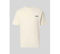 Napapijri T-Shirt mit Logo und Rundhalsausschnitt in Offwhite, Größe L