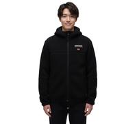 NAPAPIJRI T-Tynik FZH Herren Fleece-Jacke nachhaltige Sweat-Jacke mit seitlichen Eingriffstaschen Fleecejacke NP0A4IA80411 Schwarz S