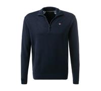 NAPAPIJRI Troyer Herren Regular Fit Merinowolle blau, XXL