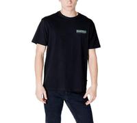 Napapijri T-Shirt mit Rundhalsausschnitt Modell 'VIGNONI' in Black, Größe L
