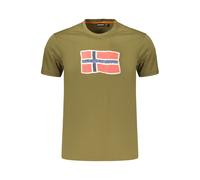 Napapijri Verde Baumwoll Herren T-Shirt L