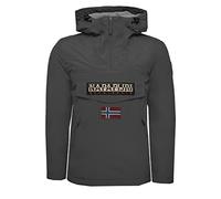 NAPAPIJRI Rainforest Pocket 2 wasserabweisende Anorak-Jacke Winter-Jacke NP0A4GMDH981 Dunkel-Grau M