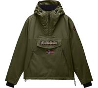 Napapijri - Wasserfeste, winddichte und wärmende Anorakjacke - Herren - Rainforest Next - Rainforest Next Olive Night für Herren - Größe M Khaki M
