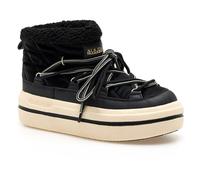 Napapijri - Women's Mid Boot Glacier - Winterschuhe, Gr. 39 US 8.5, schwarz/beige (Black)