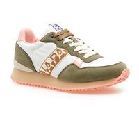 Napapijri - Women's Sneaker Astra - Sneaker, Gr. 37 US 6.5, beige (White/Green)