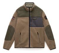 Napapijri Sweaterjacke Yupik Fleece Nature - Größe L Grün L