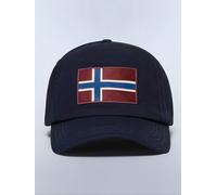 Basecap mit Motiv-Stitching Modell 'FALIS' One Size men Marine