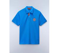 NAPAPIJRY Poloshirt "Clanis" in Blau - Größe XL | Herren Plussize