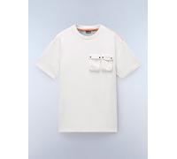 NAPAPIJRY Shirt "Rivalto" in Creme - Größe 3XL | Herren Plussize