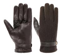 Nappa Wool Fingerhandschuhe by Stetson dunkelbraun 9 HS