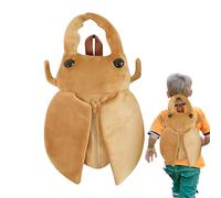 Naqqios Plüsch-Rucksack - Cartoon-Tier-Rucksack, Leichte Schule | Simulation Plüschtier Tasche, Plüsch, Cartoon Insektenschuler, Tasche