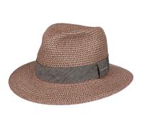 Nark Traveller Toyo Strohhut by Stetson altrosa L (58-59 cm)
