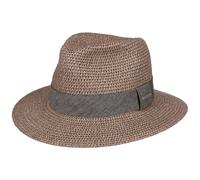 Nark Traveller Toyo Strohhut by Stetson altrosa M (56-57 cm)