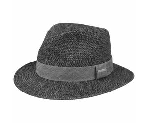 Nark Traveller Toyo Strohhut by Stetson anthrazit-schwarz XXL (62-63 cm)
