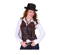 narrenkiste T2286-1300-XL braun Damen Cowgirl Weste Country Weste Gr.XL