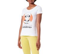 Naruto Damen Wonarutts043 T-Shirt, weiß, Large