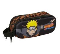 Naruto Doppelmäppchen, 3D-Federmäppchen, für Kinder, ideal für Kinder im Schulalter, bequem und vielseitig, Qualität und Widerstandsfähigkeit, 21 x 6 x 8 cm