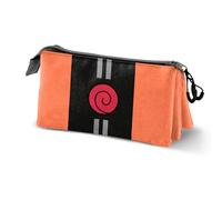 Naruto Dress-Dreifach Federmäppchen, Mehrfarbig, 23 x 11 cm